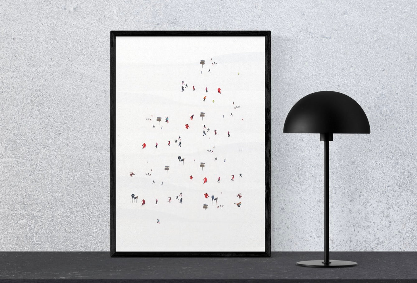 White wall decor