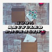 Flowery houses in bloom greeting card with hand embossed envelope. Colourful, FSC certified with printed sunflowers inside. Blank for your message