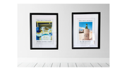 One more lemonade before another email – contemporary wall art print. Blue yellow giclée art