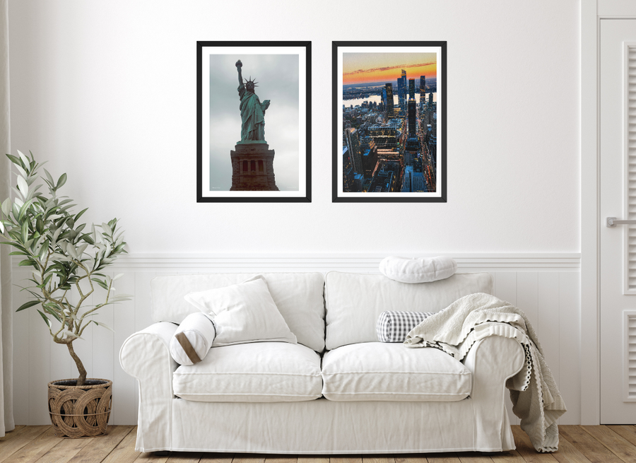 Liberty Island, New York City print