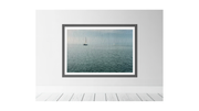 Sailing the high seas on Lac Léman wall art giclée print