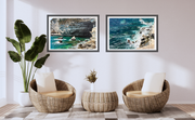 Bonifacio, Corsica Diptych. Limited Edition of 50 Prints