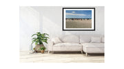 Deauville beach parasols fine art wall giclée print