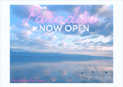 Cloudy Lake Geneva and mountains. Paradise now open...fine art giclée print