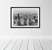 New York Chrysler building in black & white