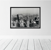 New York Chrysler building. Black & white print