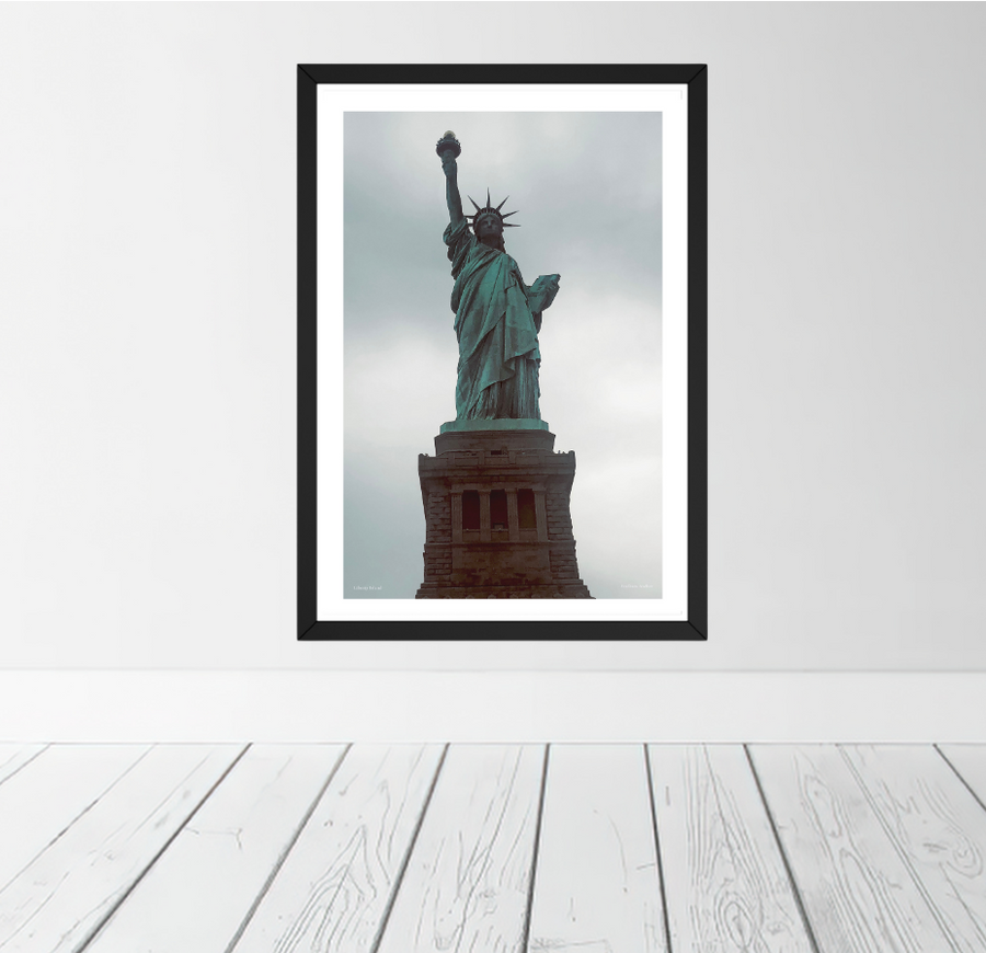 Liberty Island, New York City print