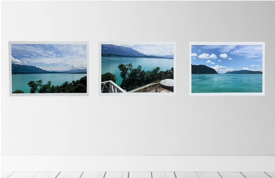 Lac du Bourget triptych
