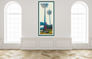 Cannes red diver print