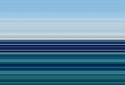 Abstract fine art print of the Mediterranean Sea drawn out into horizontal bands of colour by Seafoam Atelier photographer, Samira Malik