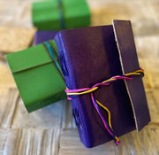 Handmade leather notebook