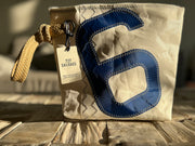 727 Sailbags Midinette clutch with rope handle made from upcycled sails