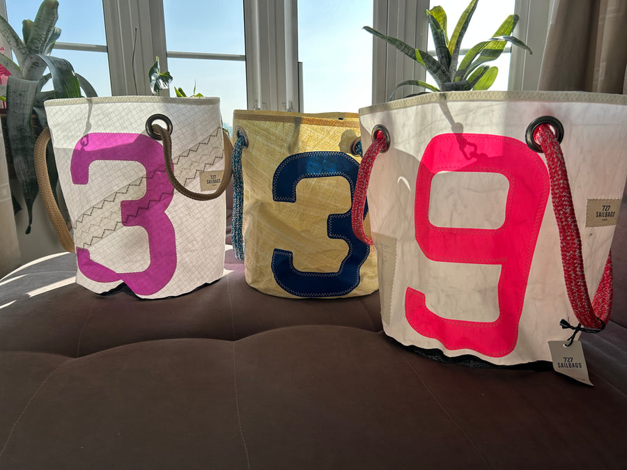 727 Sailbags beach bag made from upcycled sails