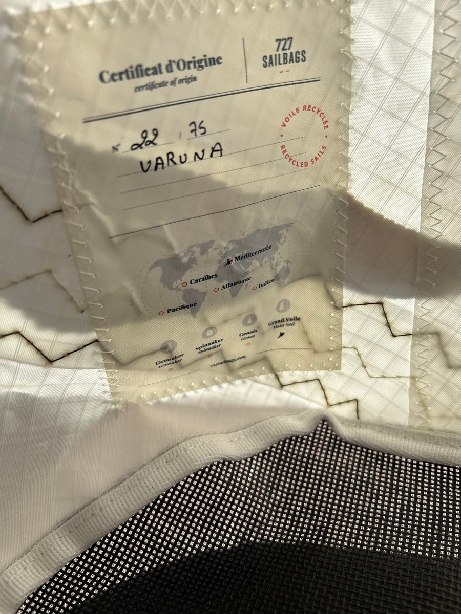 727 Sailbags beach bag made from upcycled sails