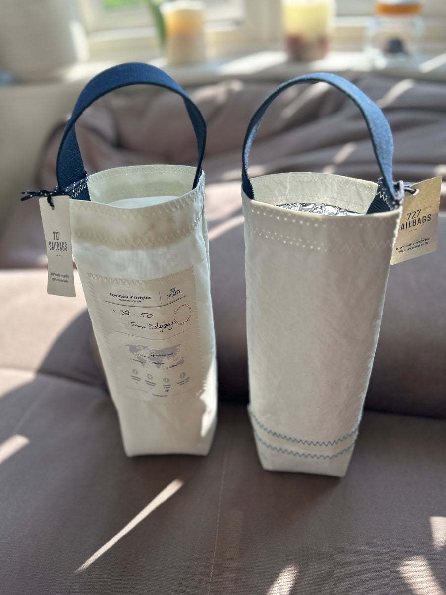 727 Sailbags drinks tote  made from upcycled sails