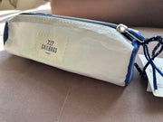 727 Sailbags leather & sail pencil case  made from upcycled sails
