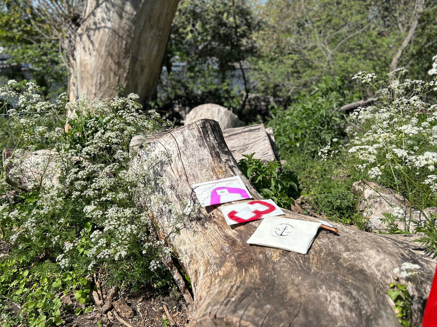 727 Sailbags zippered pouch made from upcycled sails