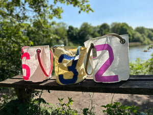 727 Sailbags beach bag made from upcycled sails