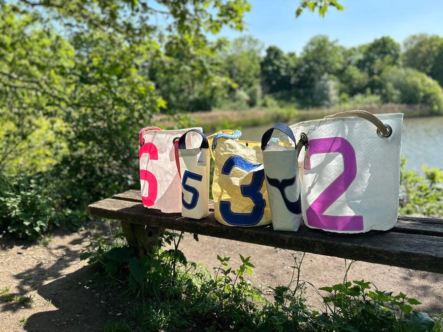 727 Sailbags drinks tote  made from upcycled sails