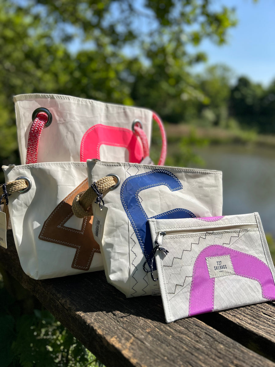 727 Sailbags zippered pouch made from upcycled sails