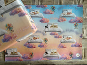 Breakfast in bed & chilling out wrapping paper. FSC certified, uncoated, 120gsm, 500mm x 700mm