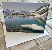 Lac Blanc French alpine greeting card