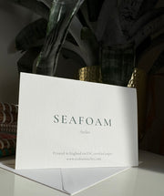 Sail boat in Lake Geneva card. Blank inside