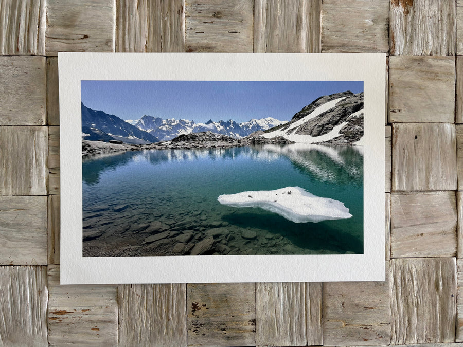 Lac Blanc French alpine lake fine art print