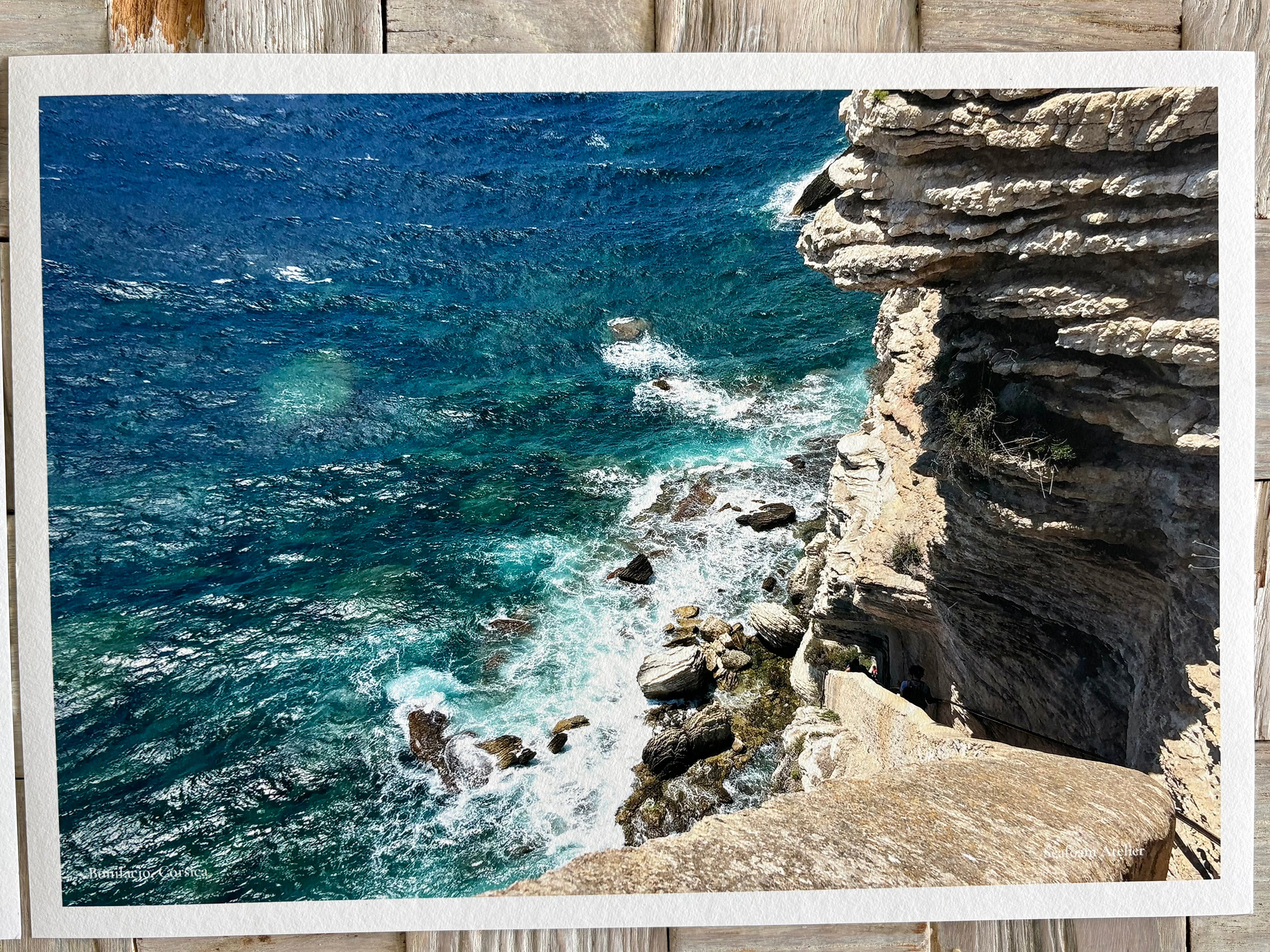 Corsican coastal photography. Diptych fine art giclée prints