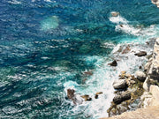 Bonifacio Corsica Coastal Cliff Wall Art Print. Mediterranean Sea Photography