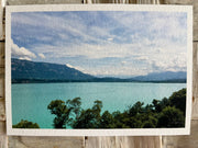 Lac du Bourget lake print I. Fine art French alpine lake wall giclée print