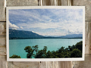 Lac du Bourget lake print I. Fine art French alpine lake wall giclée print