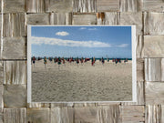 Deauville beach parasols fine art wall giclée print