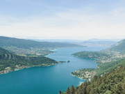 Birds Eye View of Lac d’Annecy, France. Open Edition Prints