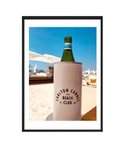Carlton Cannes beach club, French Riviera coastal wall art fine art giclée print